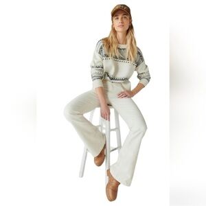 Rag & Bone Elephant Bell in White Winter Corduroy